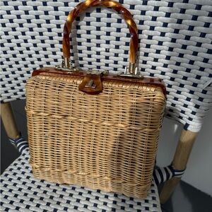 Vintage Wicket Handbag